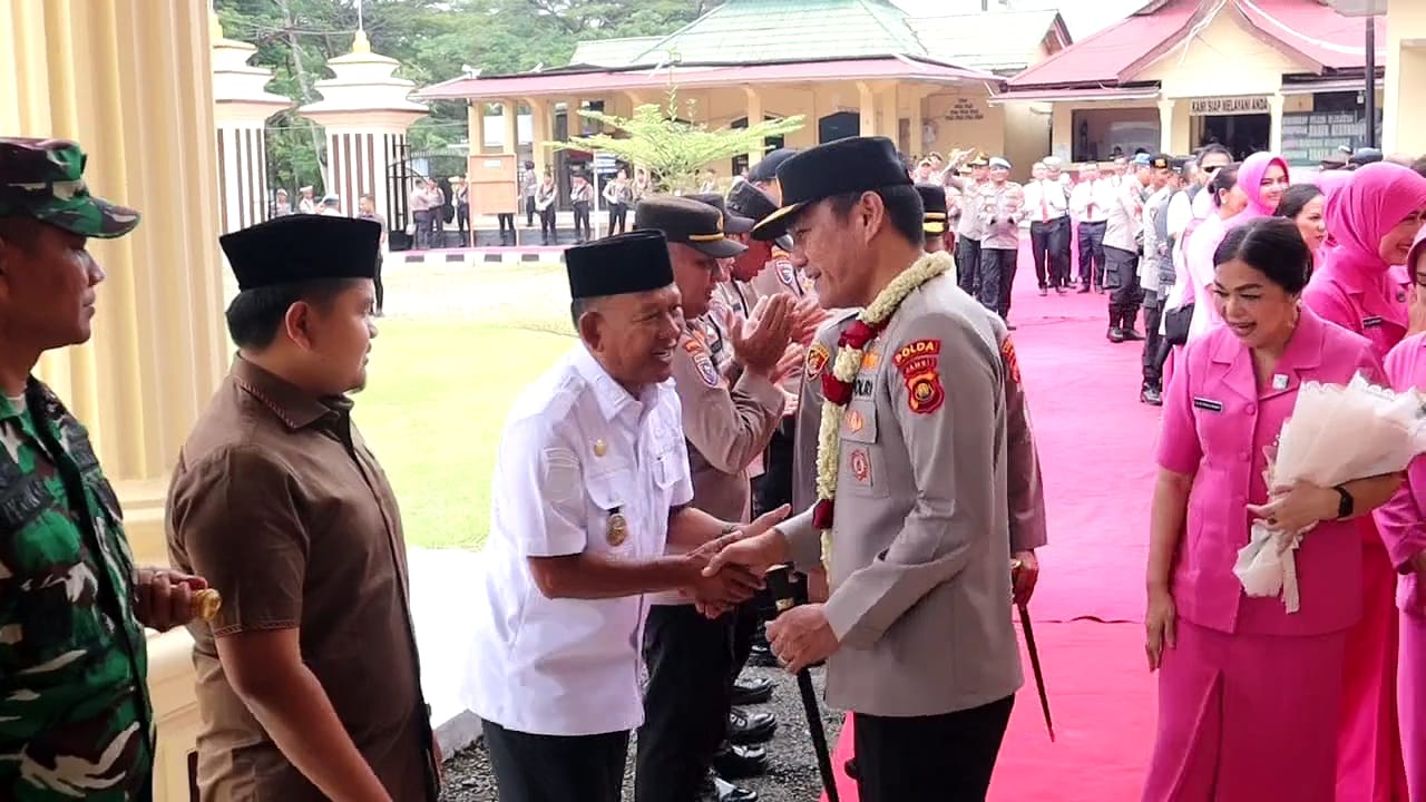 Wabup H Abdul Khafidh Sambut Kunjungan Kerja Kapolda Jambi Ke Merangin