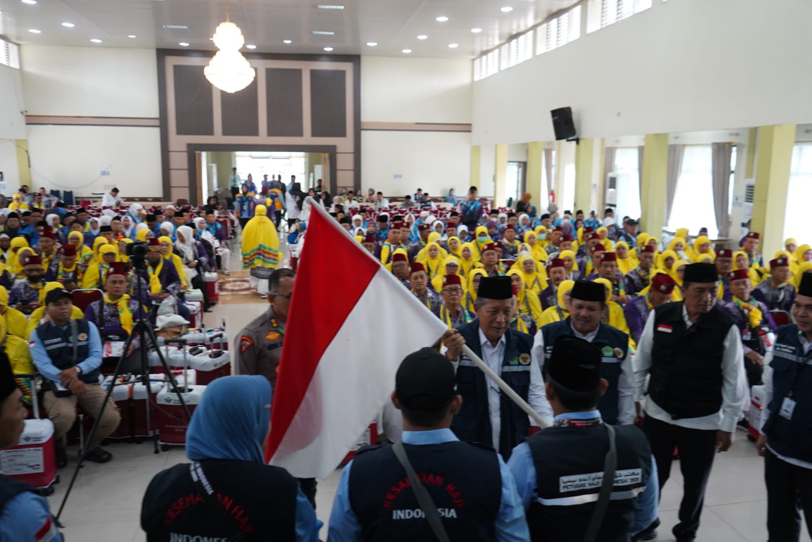 Lepas JCH Kloter 13, Wagub Sani : Jaga Fisik,Mental dan Kesehatan