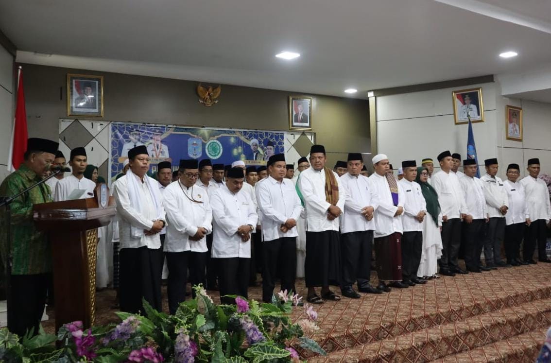 Bupati H Muhammad Syukur Hadiri Pengukuhan H Joni Musa Sebagai Ketua Majelis Ulama Indonesia Merangin 2025-2030