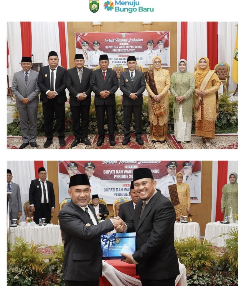 Serah Terima Jabatan Bupati Bungo Berlangsung Sukses, Harapan Baru Untuk Kemajuan Kabupaten Bungo