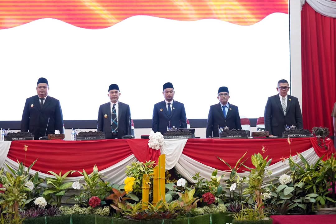 Rapat Paripurna DPRD Bungo : Bupati Sampaikan Visi-Misi Masa Jabatan 2025-2030