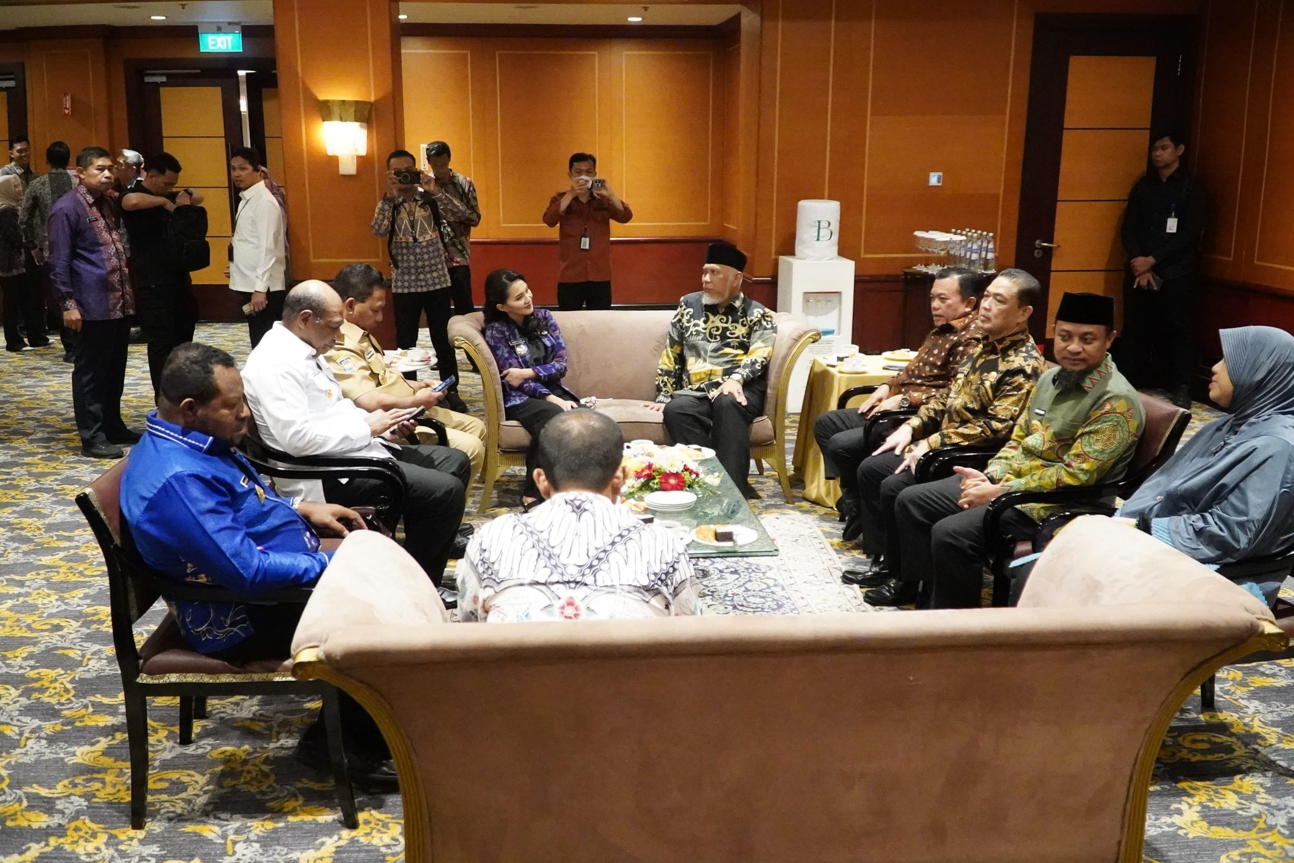 Gubernur Al Haris Hadiri Rakernis Tata Ruang Laut Untuk Ekonomi Biru Menuju Indonesia Emas