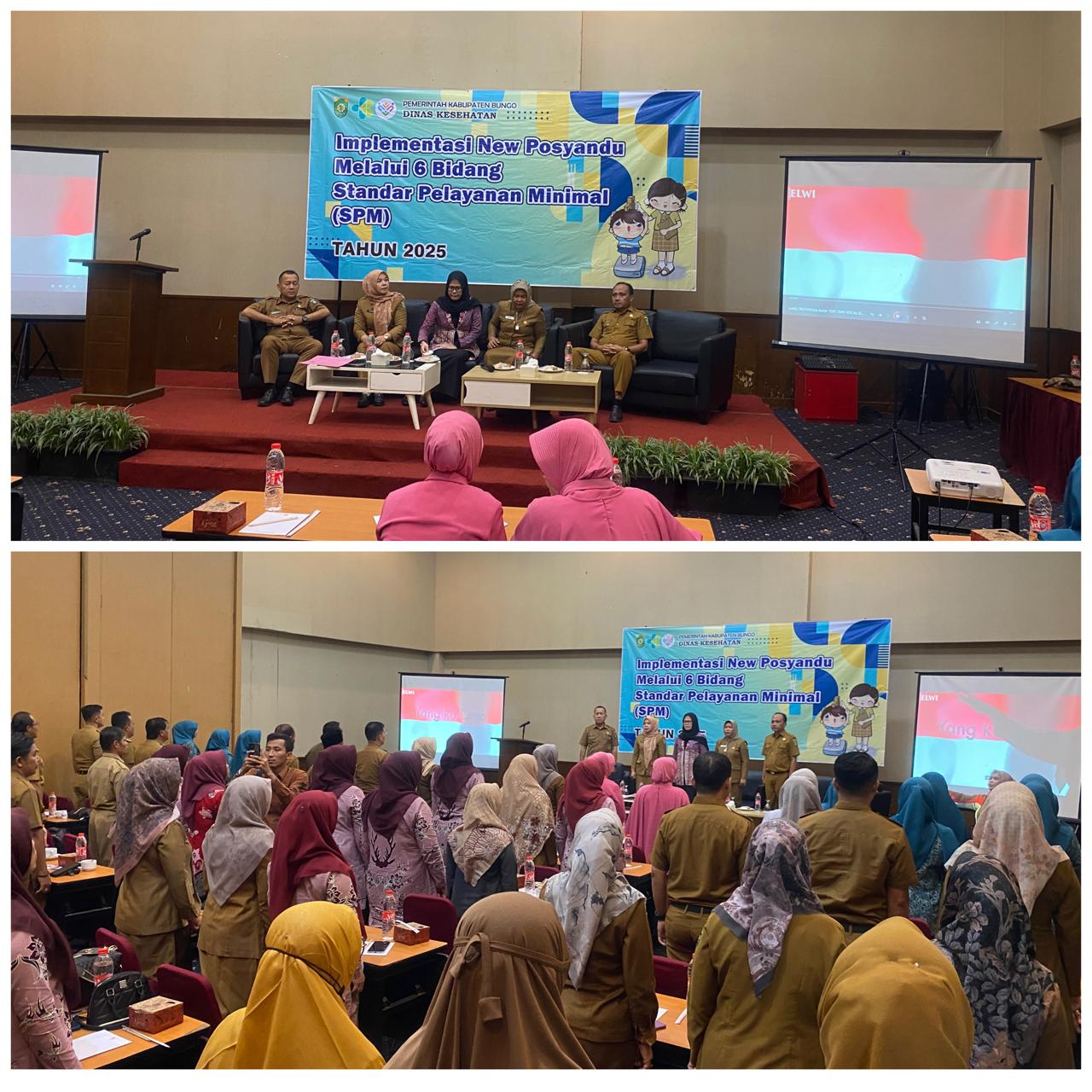 Dinkes Bungo Gelar Kegiatan Implementasi “New Posyandu” Yang Berfokus Pada Penerapan 6 Bidang Standar Pelayanan Minimal (SPM)
