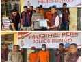 Gelar Konferensi Pers, Satresnarkoba Polres Bungo Berhasil Ungkap Kasus Narkoba Jenis Sabu Dengan BB Hampir 1 Kg