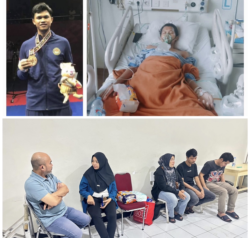 Bupati Bungo Melayat Almarhum Oki Atlet Taekwondo di Rs Fatmawati Jakarta