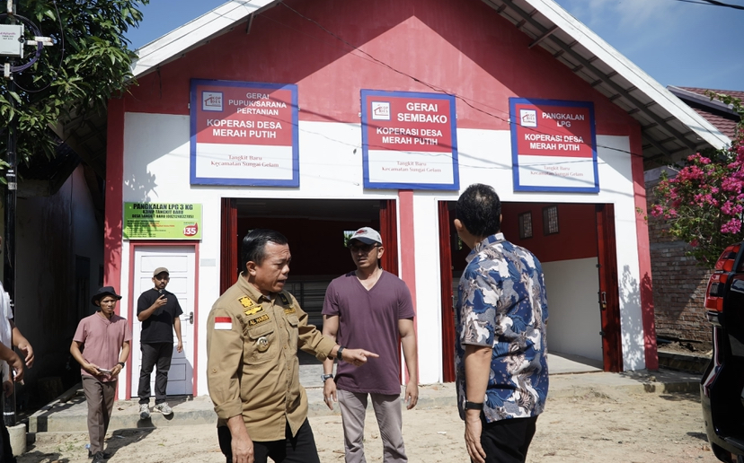 Gubernur Al Haris Tinjau Kesiapan Koperasi Merah Putih Tangkit Baru