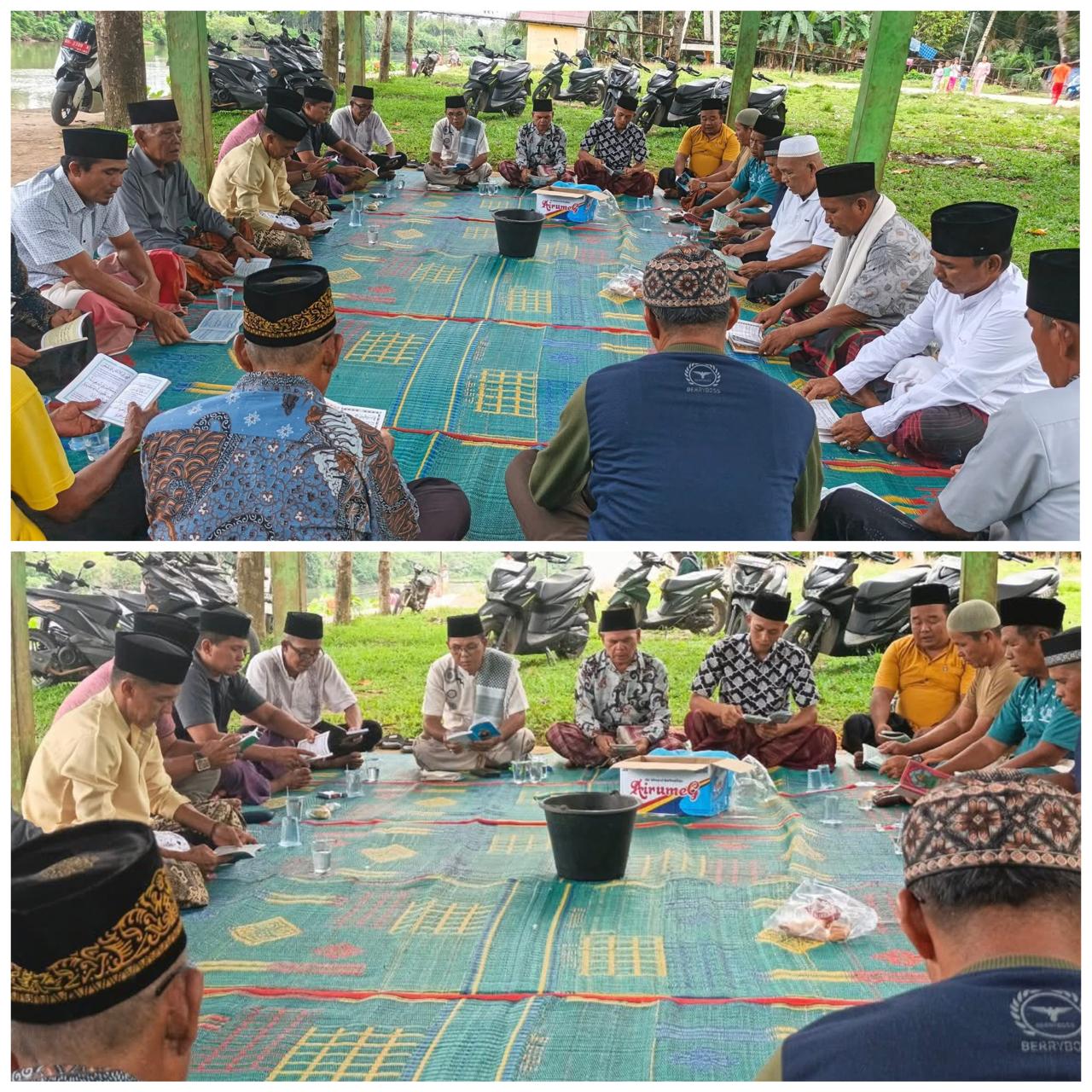 Pemdus Tanah Tumbuh Bersama Masyarakat Gelar Pembacaan Surat Yasin Pembukaan Lubuk Larangan Dusun Tanah Tumbuh