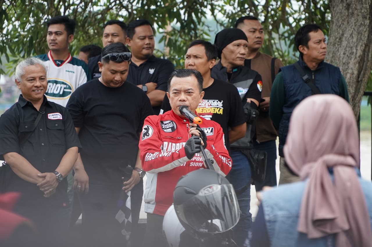 Semarak Sunmori Merdeka, Gubernur Al Haris Riding Bersama Forkopimda Jambi