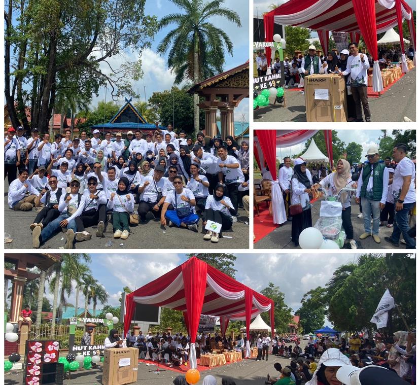 Semarak Milad Ke-59, MD KAHMI Kabupaten Bungo Gelar Senam Sehat KAHMI dan Berbagi Doorprize Menarik Mulai Dari Mesin Cuci Hingga 1 Unit Sepeda Listrik