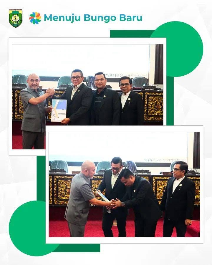 Rapat Paripurna Bupati Bungo H Dedy Putra Sampaikan Nota Pengantar Perubahan APBD TA 2025