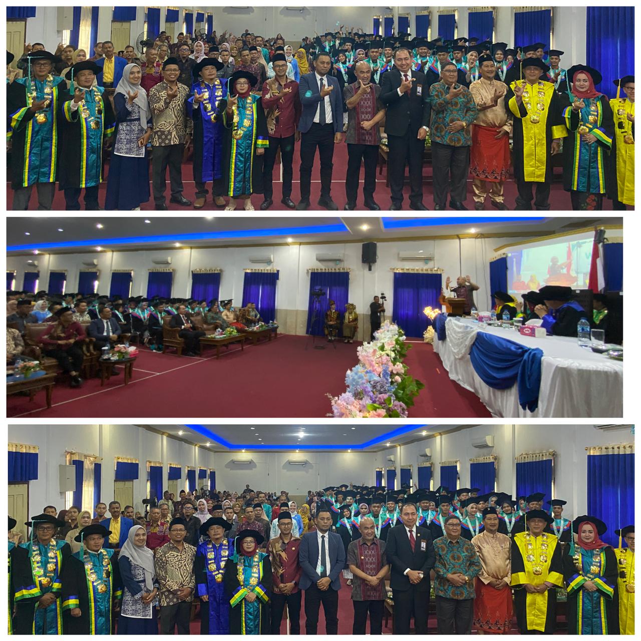Dihadiri Langsung Oleh Bupati Bungo, Sidang Senat Terbuka Wisuda Ke 3 Kampus IAKSS  Bungo Berlangsung Sukses dan Penuh Haru