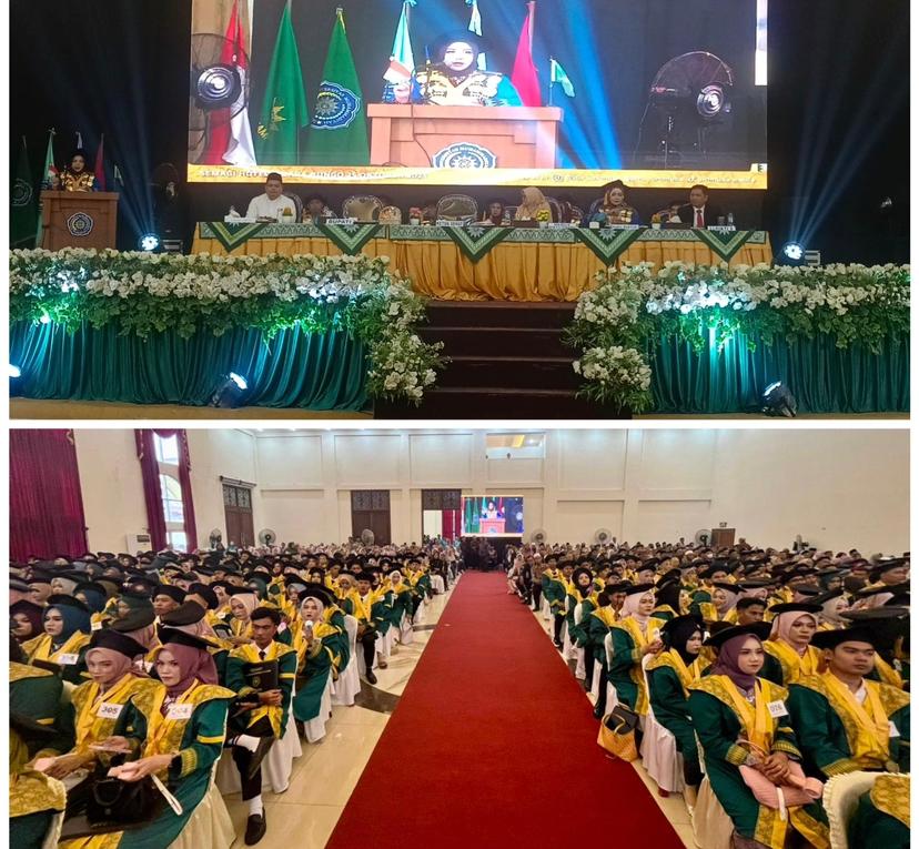 Gelar Sidang Senat Terbuka Wisuda Ke 3, Kampus UMMUBA Bungo Luluskan 531 Wisudawan/ti Terbaiknya