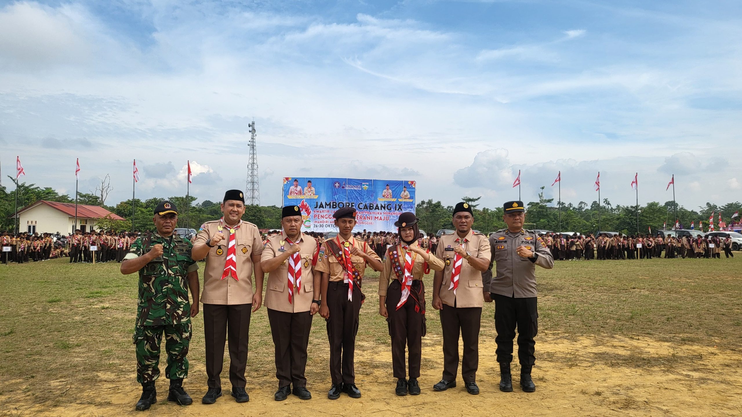 Buka Jambore Cabang, Bupati M.Syukur Tekankan Pentingnya Pembentukan Karakter