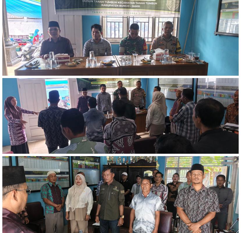 Tampung Usulan Masyarakat, Pemdus Tanah Tumbuh Sukses Melaksanakan Musrenbang-Dus dan Penyusunan RKP-DUS TA 2026