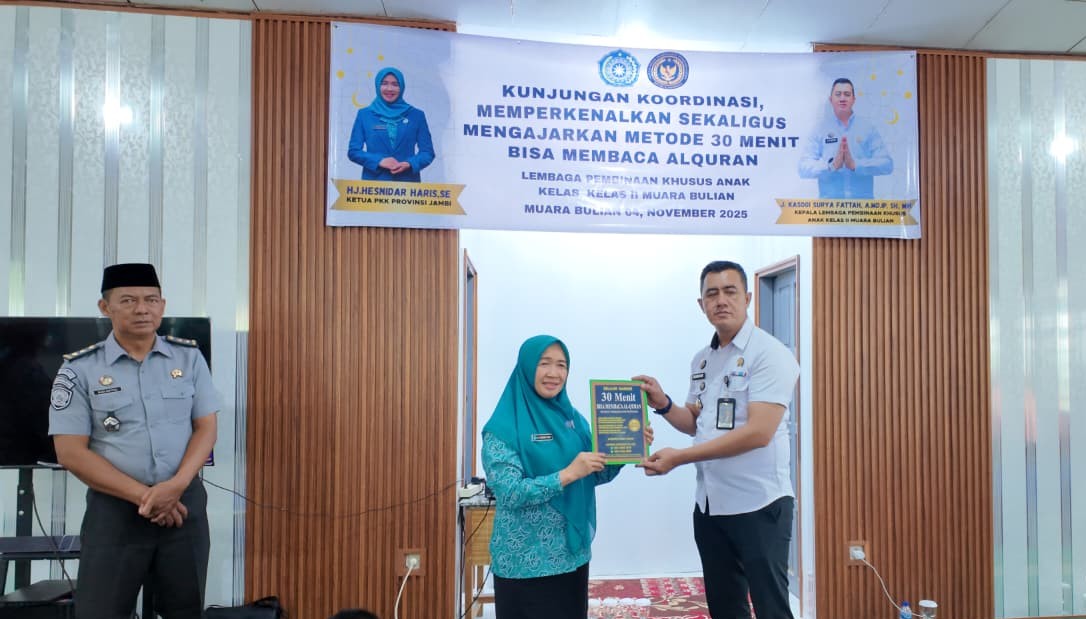 Hj. Hesti Haris Bawa Program Literasi Al-Qur’an Ke LPKA, Dorong Anak Binaan Jadi Generasi Hebat