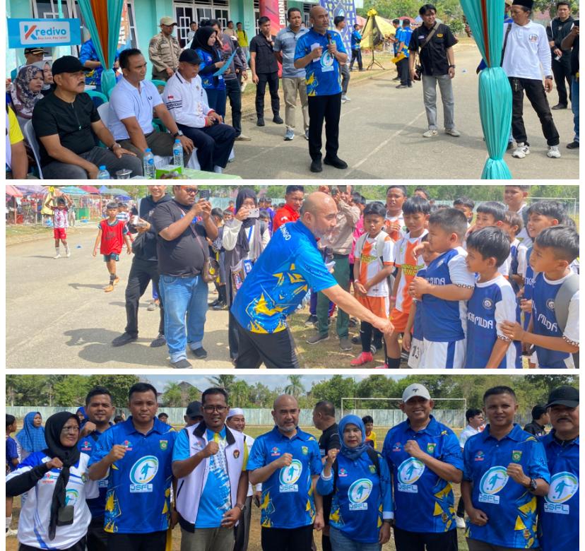 Bupati Bungo H Dedy Putra Resmi Membuka Ajang Kompetisi Sepak Bola Jambi School Football League 2025/2026