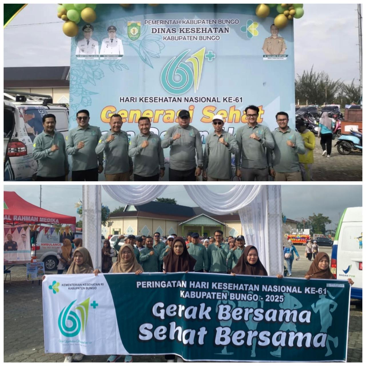 Peringati HKN Ke 61, Dinkes Bungo Sukses Gelar Berbagai Acara Hingga Serahkan Dua Unit Kendaraan Roda Dua