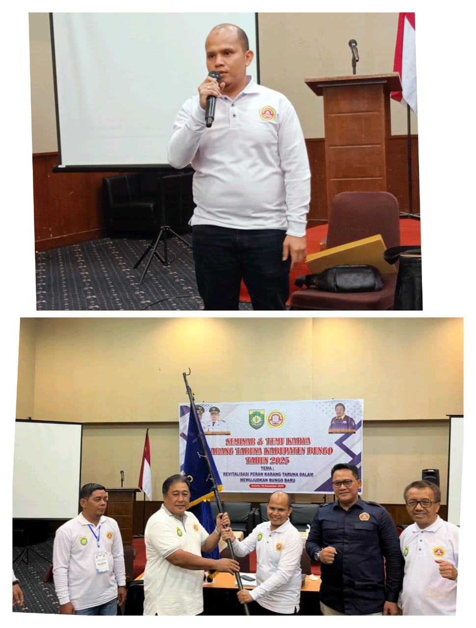 Seminar dan Temu Karya Karang Taruna Kabupaten Bungo 2025, Muhammad Rajiv Terpilih Sebagai Ketua Karang Taruna Periode 2025-2030