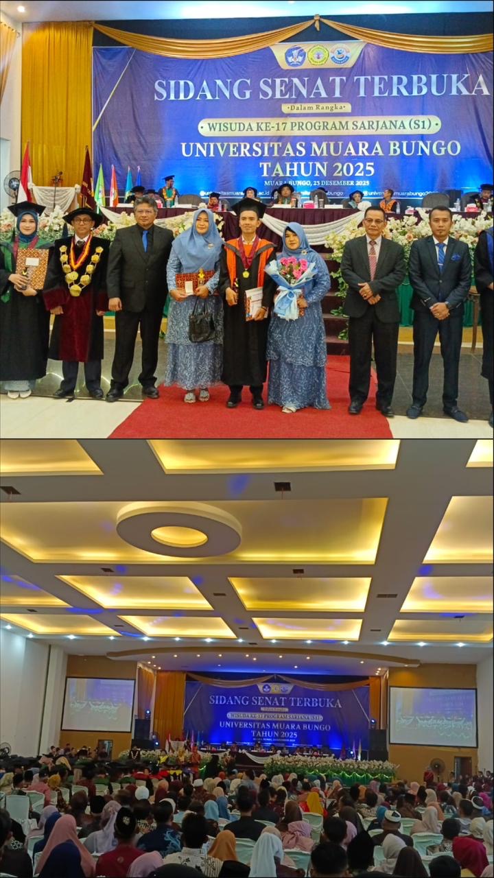 Sukses Gelar Sidang Senat Terbuka, Kampus UMB Bungo Luluskan 213 Wisudawan/ti Terbaiknya