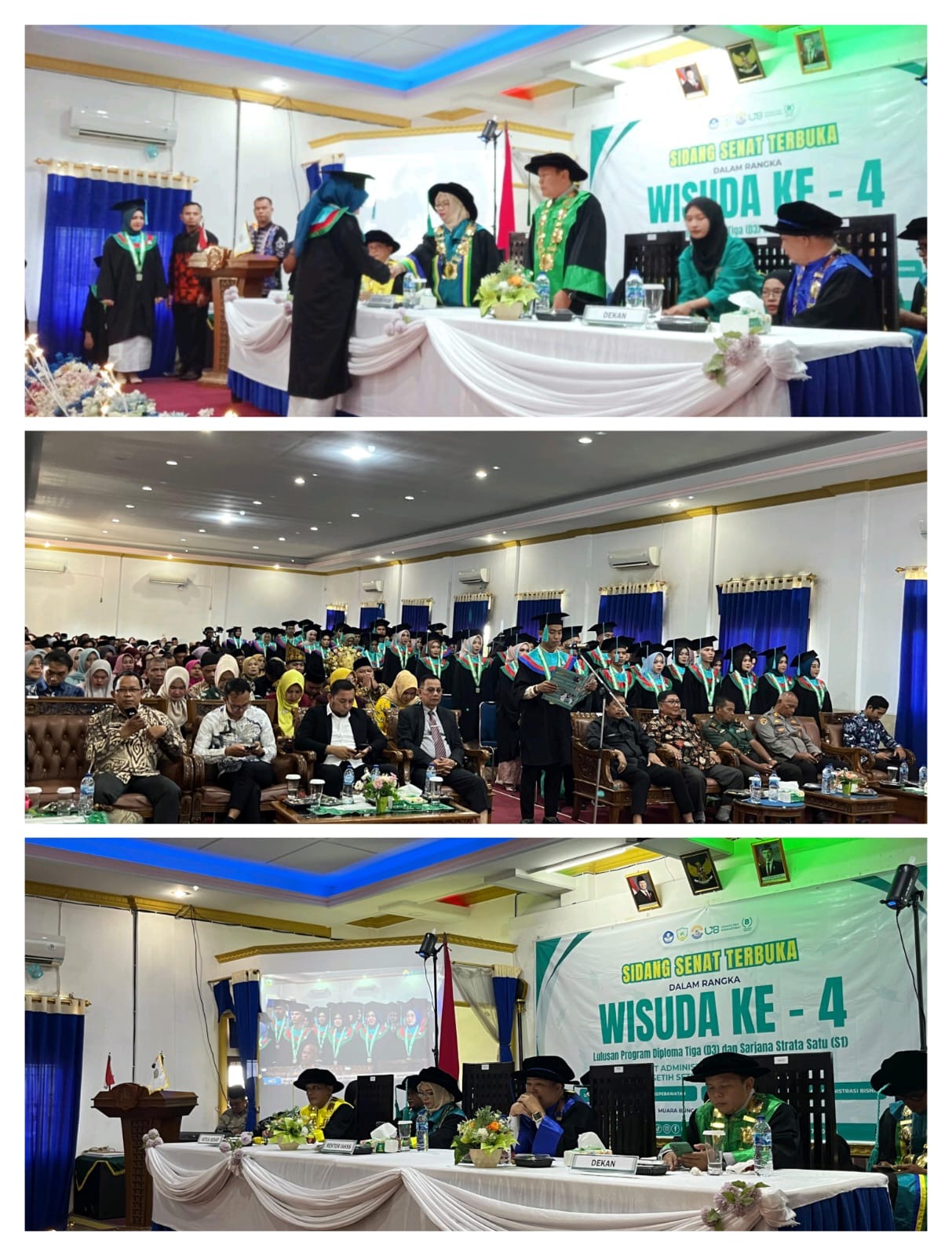 Gelar Sidang Senat Terbuka Wisuda Ke-4, Kampus IAKSS Bungo Luluskan 101 Wisudawan/ti Terbaiknya