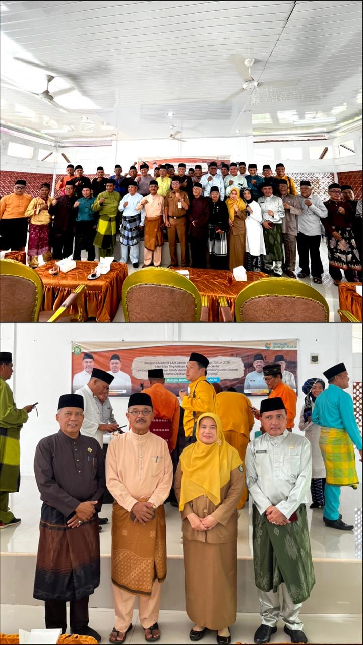 Musda Ke IX LAM Kabupaten Bungo Berlangsung Sukses, Tobroni Yusuf Terpilih Sebagai Ketua LAM Periode 2026-2030