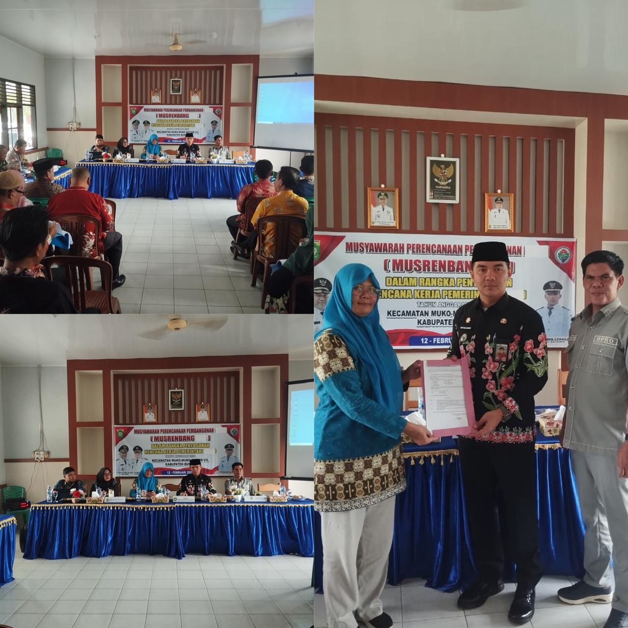 Dorong Prioritas Pembangunan Masyarakat, Camat Septian Arifin S.STP Buka Musrenbang RKPD Tahun 2027 Tingkat Kecamatan Muko-Muko Bathin VII
