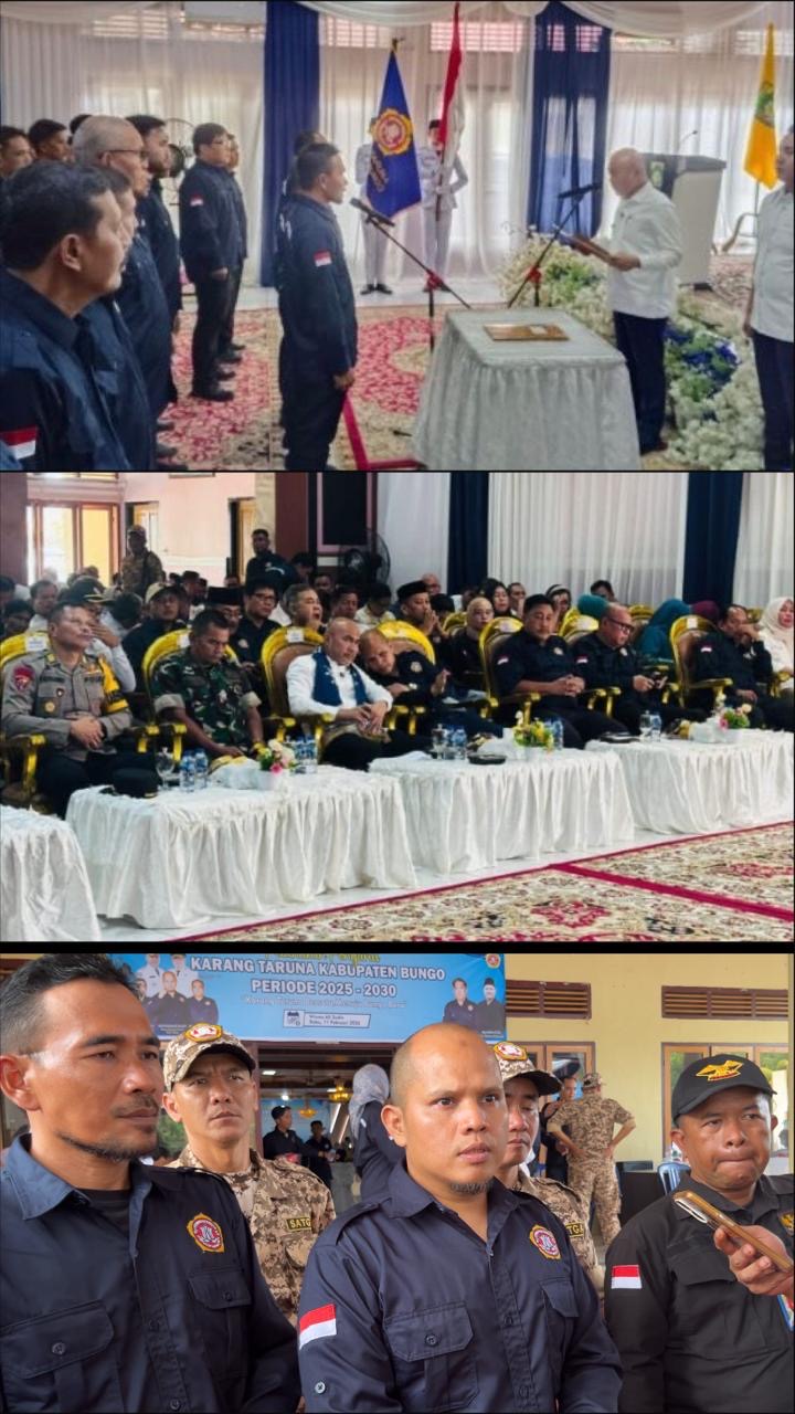 Resmi Dilantik Oleh Bupati Bungo, Pengurus Baru Karang Taruna Periode 2025-2030 Siap Hadirkan Program Nyata Untuk Masyarakat