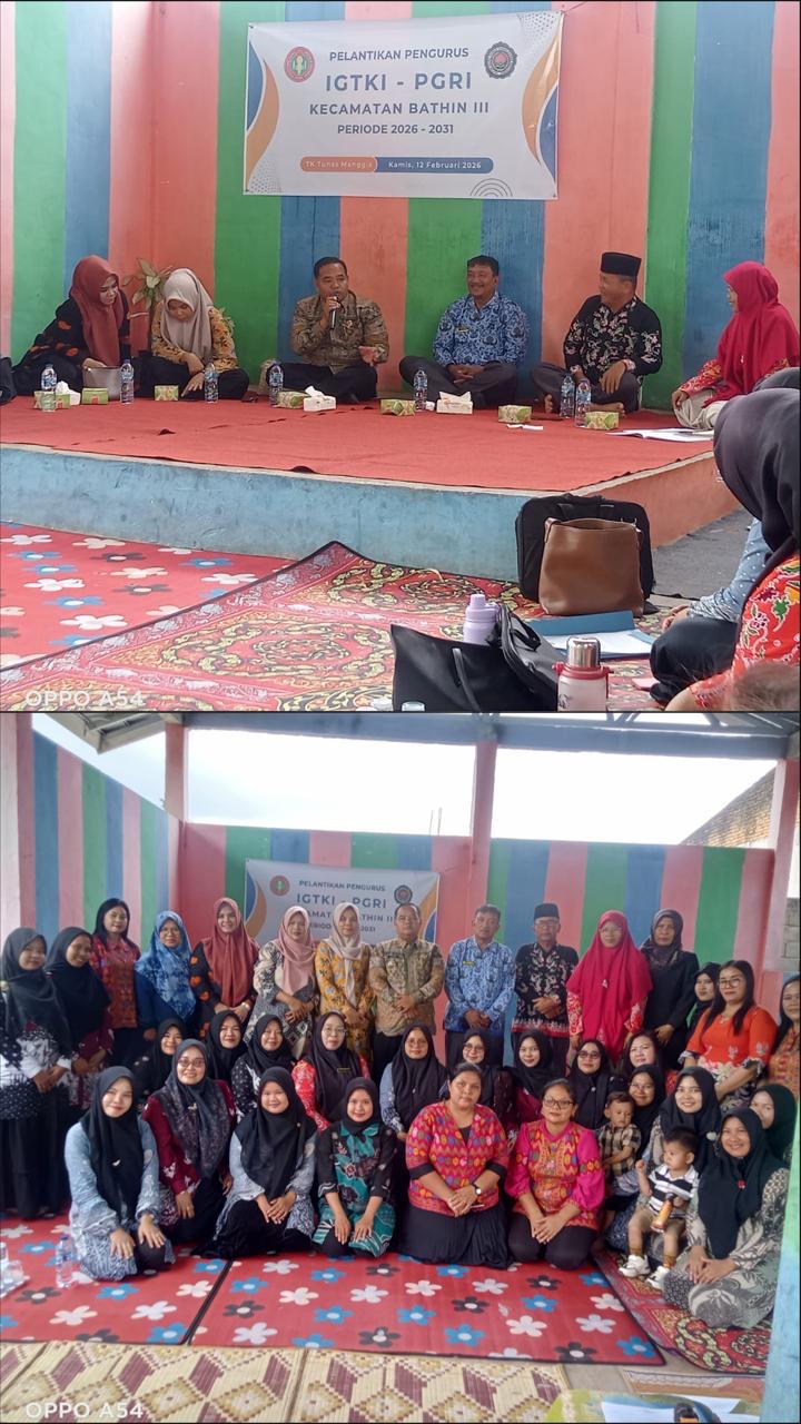Teguhkan Komitmen Pendidikan Anak Usia Dini, Camat Bathin III Juprizal SP Hadiri Pelantikan Pengurus IGTKI-PGRI Tingkat Kecamatan Bathin III