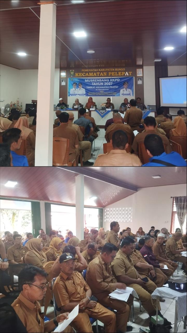 Buka Musrenbang RKPD Tahun 2027 Tingkat Kecamatan Pelepat,Camat Purnama Efendi Harap Lakukan Koordinasi dan Tentukan Program Prioritas