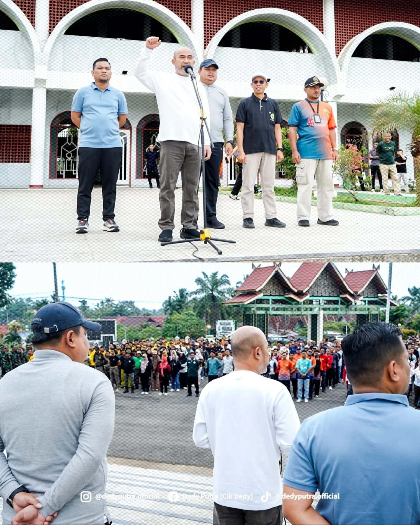 Wujud Tindak Lanjut Atensi Presiden, Bupati dan Wabup Bungo Launching Kegiatan Kurve Bungo Baru Bungo Bersih