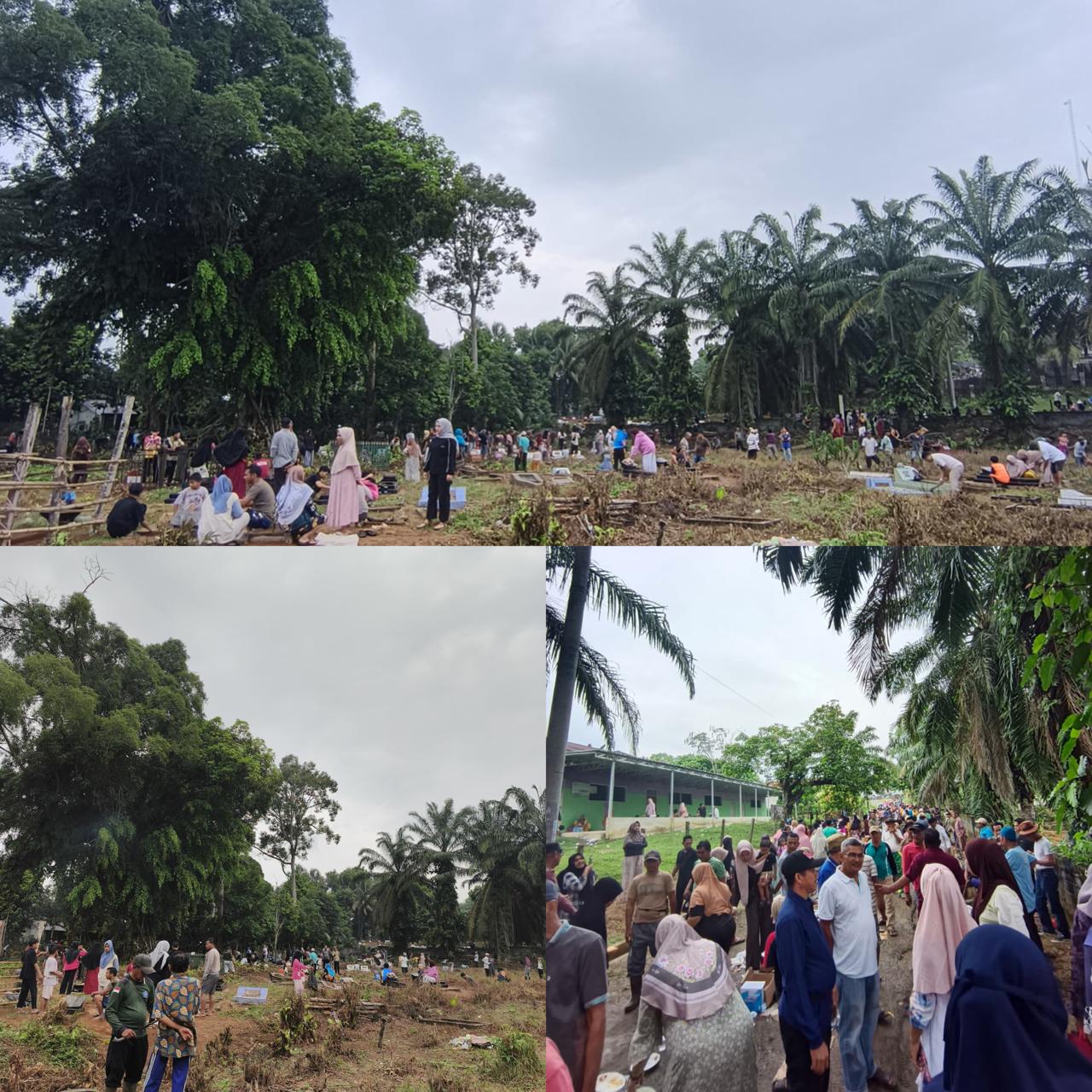 Tradisi Bersih Kuburan Menyambut  Bulan Suci Ramadhan TPU Bukit Harapan Dusun Tanah Tumbuh Rio Saleh: Wujud Penghormatan dan Semangat Gotong Royong