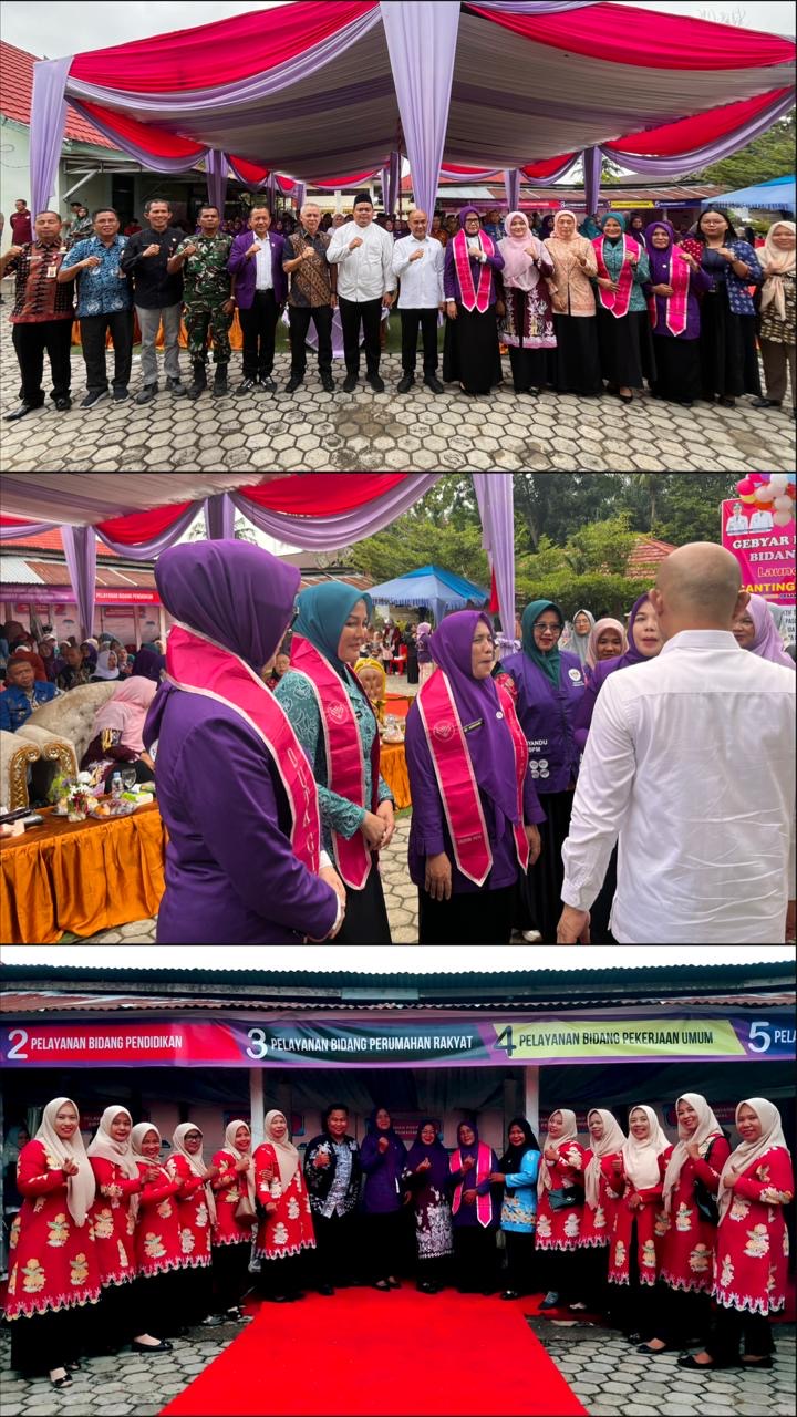 Hj.Asnidar Ketua TP Posyandu Dusun Empelu Terpilih Mewakili Kecamatan Tanah Sepenggal Ikuti Gebyar Posyandu 6 SPM Bidang Kesehatan Sekaligus Launching Inovasi “Canting Bungo Terbaru”