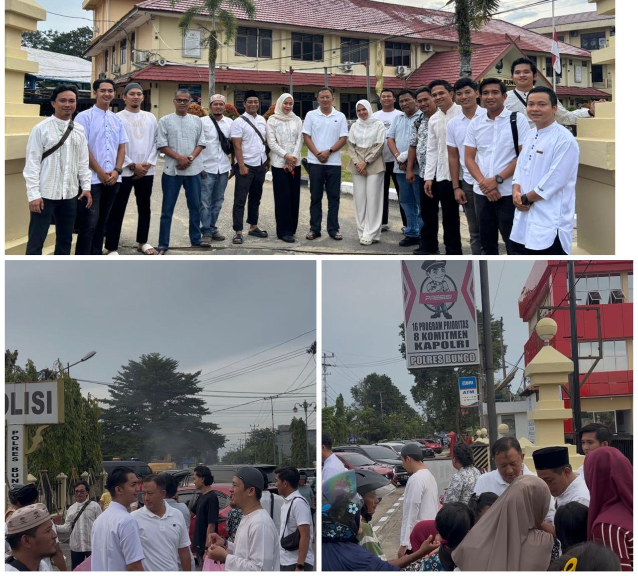 Pererat Kedekatan Dengan Masyarakat Sat Intelkam Polres Bungo Gelar Aksi Berbagi Takjil