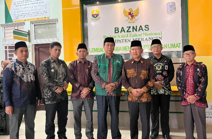 Baznas Merangin Salurkan Rp 3,65 Miliar Untuk Fakir Miskin dan Anak Yatim, Wabup : Semoga Bermanfaat
