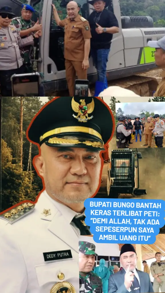 Diserang Isu Peti, Bupati Bungo Dedy Putra Bersumpah:”Saya Haramkan Uang Itu!”