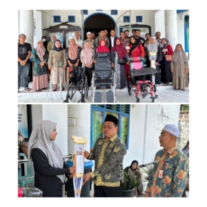 Dihadiri Wabup, Dinsos P2KB dan P3A  Kabupaten Bungo Serahkan Secara Simbolis Kursi Roda Bagi Penyandang Disabilitas