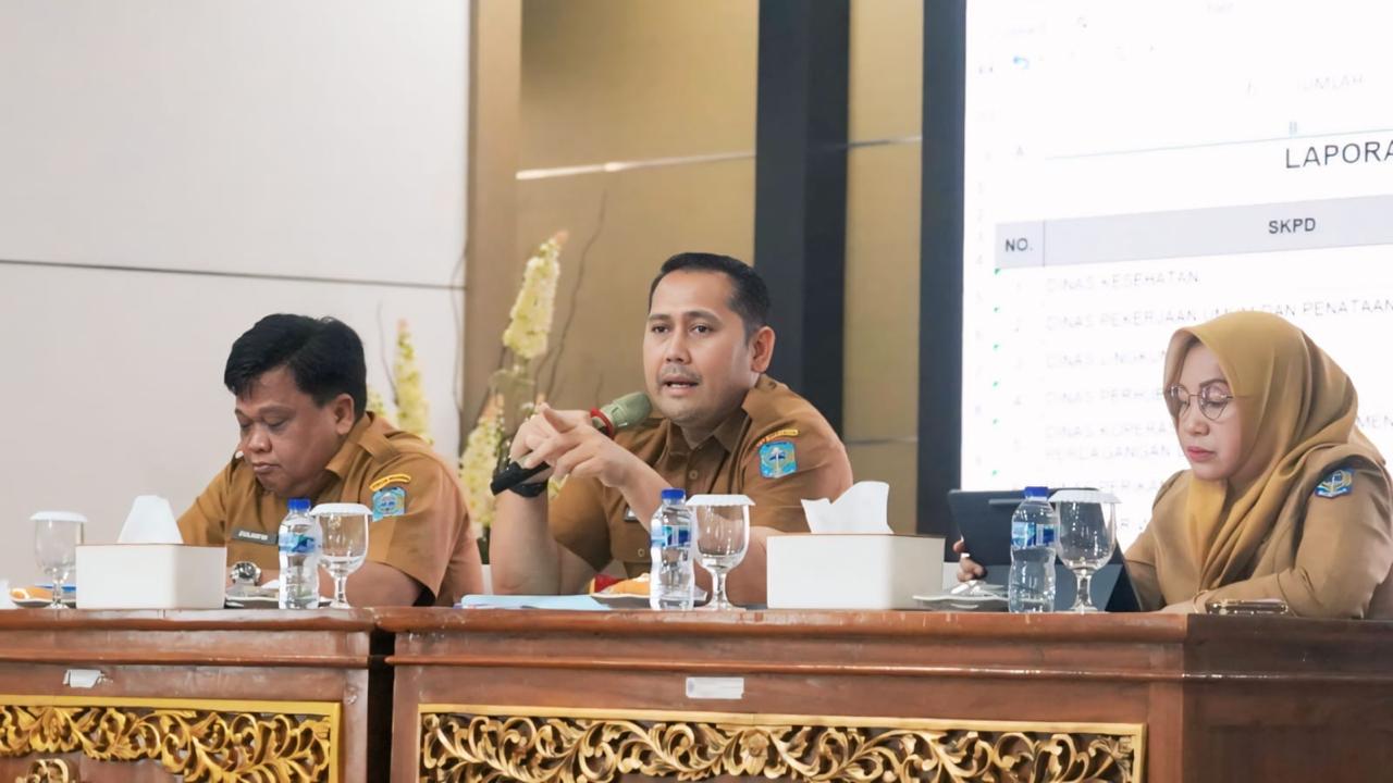 PAD  Triwulan I Capai 28,16 Persen, Bupati Merangin M.Syukur Minta OPD Cari Terobosan Baru