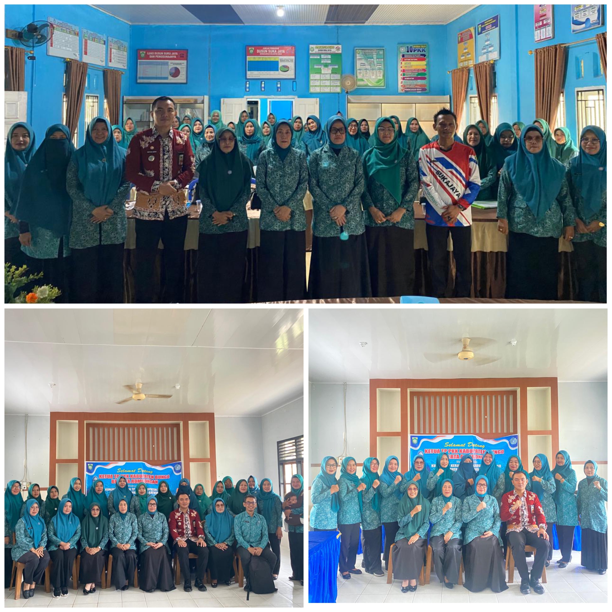Jelang Persiapan Supervisi Provinsi, TP PKK Kabupaten Bungo Lakukan Pembinaan 10 Program Pokok PKK dan Dasawisma di Kecamatan Bungo Dani dan Kecamatan Muko-Muko Bathin VII