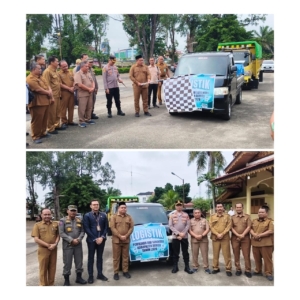 Besok Dijadwalkan Pilrio Serentak 2026, Dinas PMD Bersama Wabup Bungo Lepas Pendistribusian Logistik
