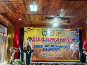 Bupati Bungo Sambut Kedatangan Bupati Tanah Datar Dalam Acara IKTD Kabupaten Bungo