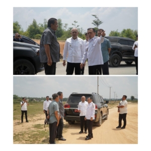 Direktur KBPC Group Jimmy Syamsudin Sambut Kedatangan Gubernur Jambi dan Bupati Bungo Untuk Meninjau Progres Pembangunan SR