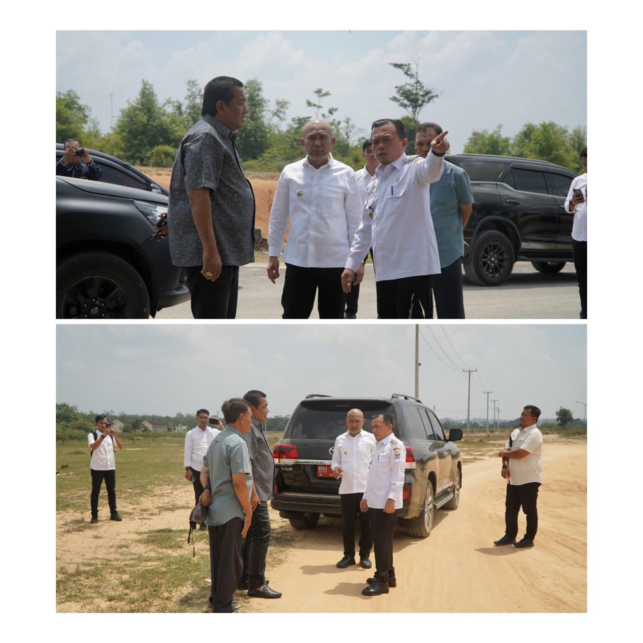 Direktur KBPC Group Jimmy Syamsudin Sambut Kedatangan Gubernur Jambi dan Bupati Bungo Untuk Meninjau Progres Pembangunan SR